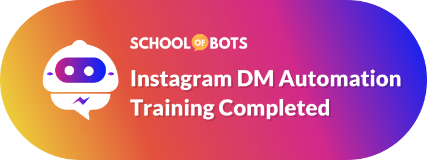 school of bots DM automation completed